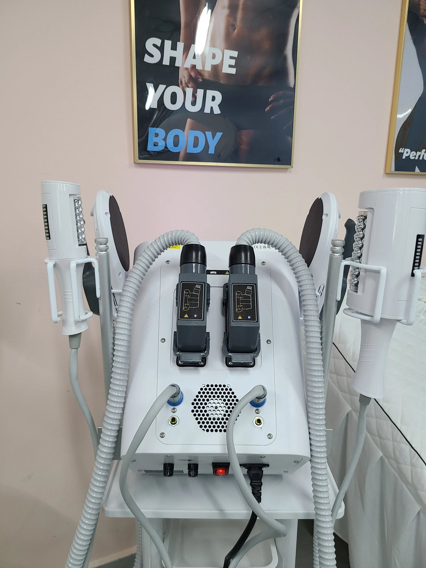 EMS Vacuum Inner Ball Roller 360 Degree Rolling Cellulite Massage Weights Loss Machine Body Muscle Body Slimming Fat Removal
