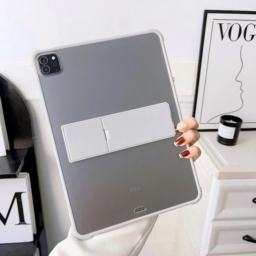 Funda Case for 10th Gen iPad A16 A19 iPad 9.7 10.2 Air5 Pro11 Air11 Case for iPad Pro12.9 Air13 Hard PC+TPU Stand Cover Coque