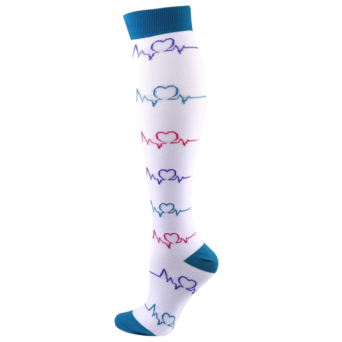 58 Style Compression Socks Medical Edema Diabetes Varicose Vein Stockings Graduated Pressure Legging Nursing Knee High Stockings