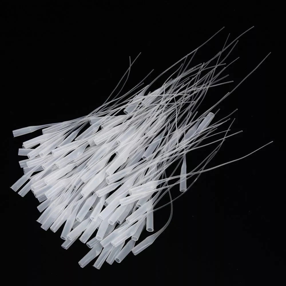 Glue Micro Tip Plastic Glue Bottom Tips Precision Applicator Dropping Tube Nozzle for Glue Extender Precision Applicator Pipette