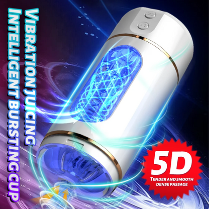 Sucking Vibration Male Masterburbatar Hands Free with 10 Sucking Vibration Modes Automatic Male Masturebster, Blowjobob Machine