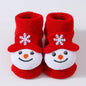 Cute Santa Claus Doll Knitted Baby Socks Newborn Toddler Soft Snowman Deer Warm Floor Socks Girls Infant Boys Mid Socks New