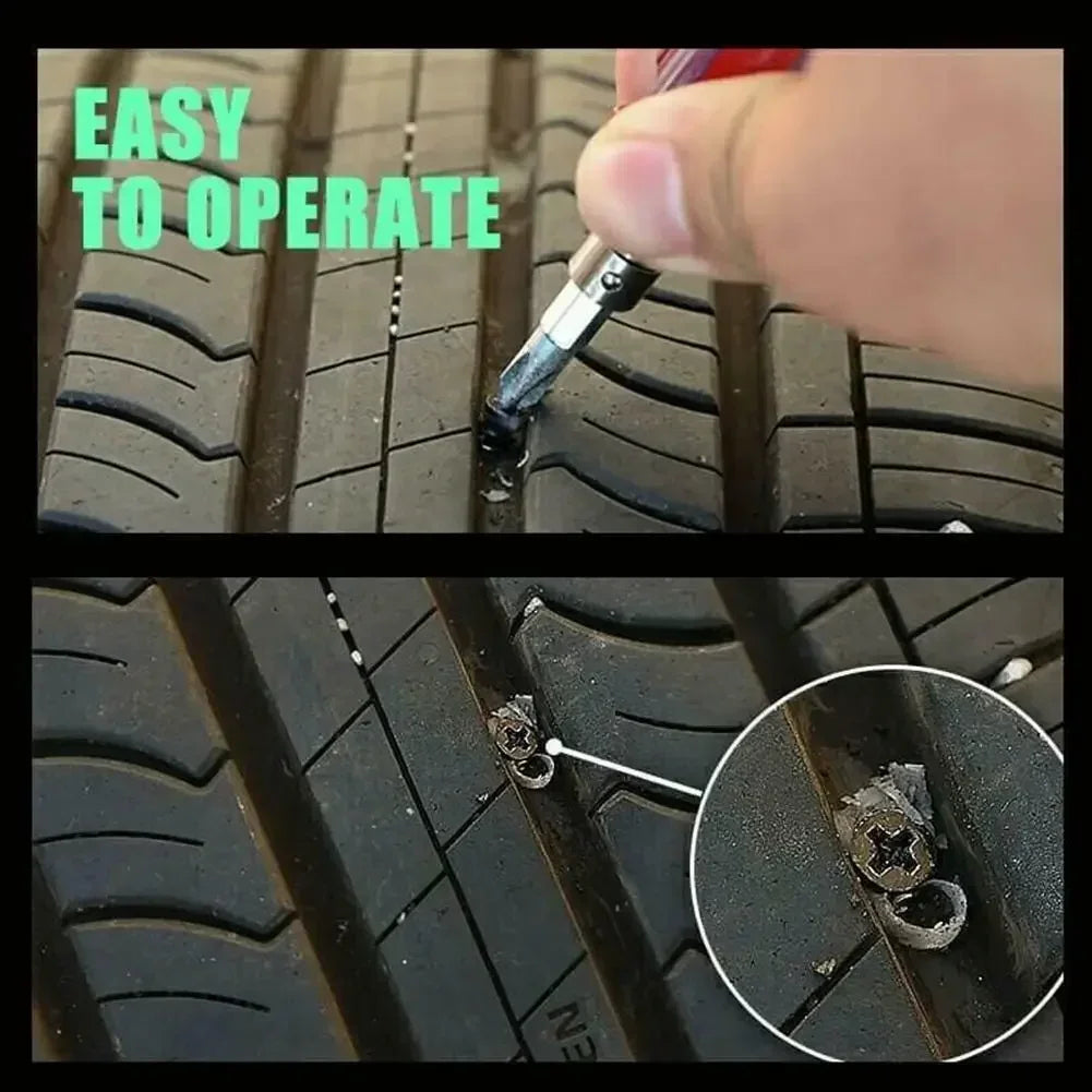 100pcs  Automotive Tire Repair Nail Universal Set Automotive Motorcycle Tire Repair Nail Bicycle Tire Perforation Repair Tool