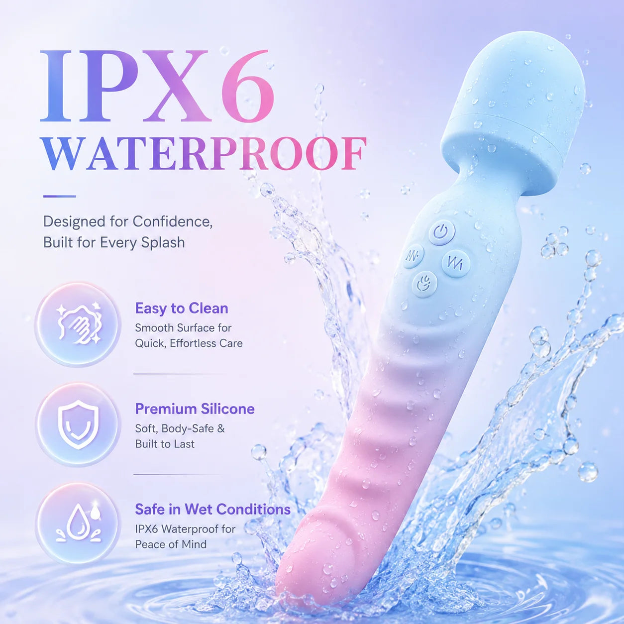 3 IN 1 Dildos G Spot Vibrator For Woman AV Machine Magic love Wand Clitoris Stimulator Female Vagina Massager Adults Sex Toys