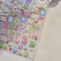 Luxury 5D Floral Nail Art Stickers Gold Silver Chinese Style Metal Frame Shiny Crystal Rhinestone Self Adhesive Manicure Decal