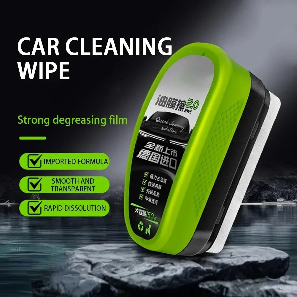 1/5PCS Car Glass Oil Film Wipe Windshield & Side Window Cleaner Instant Oil & Dirt Removal,Crystal Clear Vision & Rain Repellent