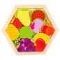 Baby toy Wooden jigsaw Puzzle Creative 3D Puzzle for Children's Intelligence Development Ealy Educational toy for Children