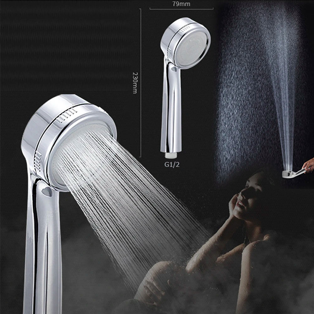 Black LED Light Shower Faucet Bathroom SPA Massage Jet Shower Column System Waterfall Rain Shower Panel Bidet Sprayer Tap