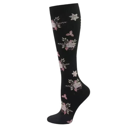 New Men Women Compression Socks for Leggings Running Marathon Pressure Soccer Adult Socks Network Red Pressure Nurse Men Socks