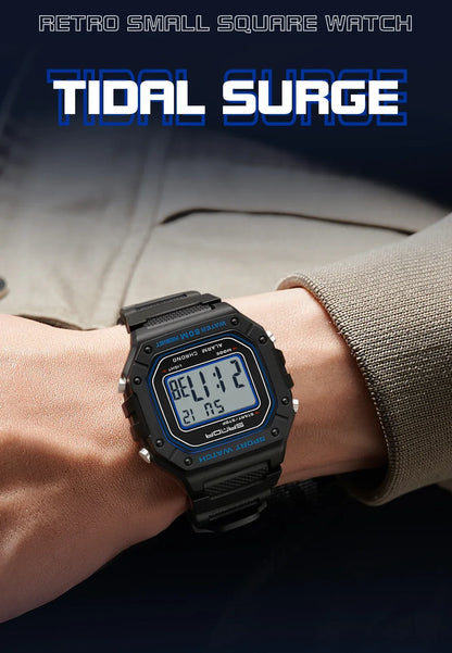 SANDA 2156 Fashion Men's Watches Waterproof Sports Watch For Man Military S-style Shock Stopwatch Shockproof Digital Wristwatch