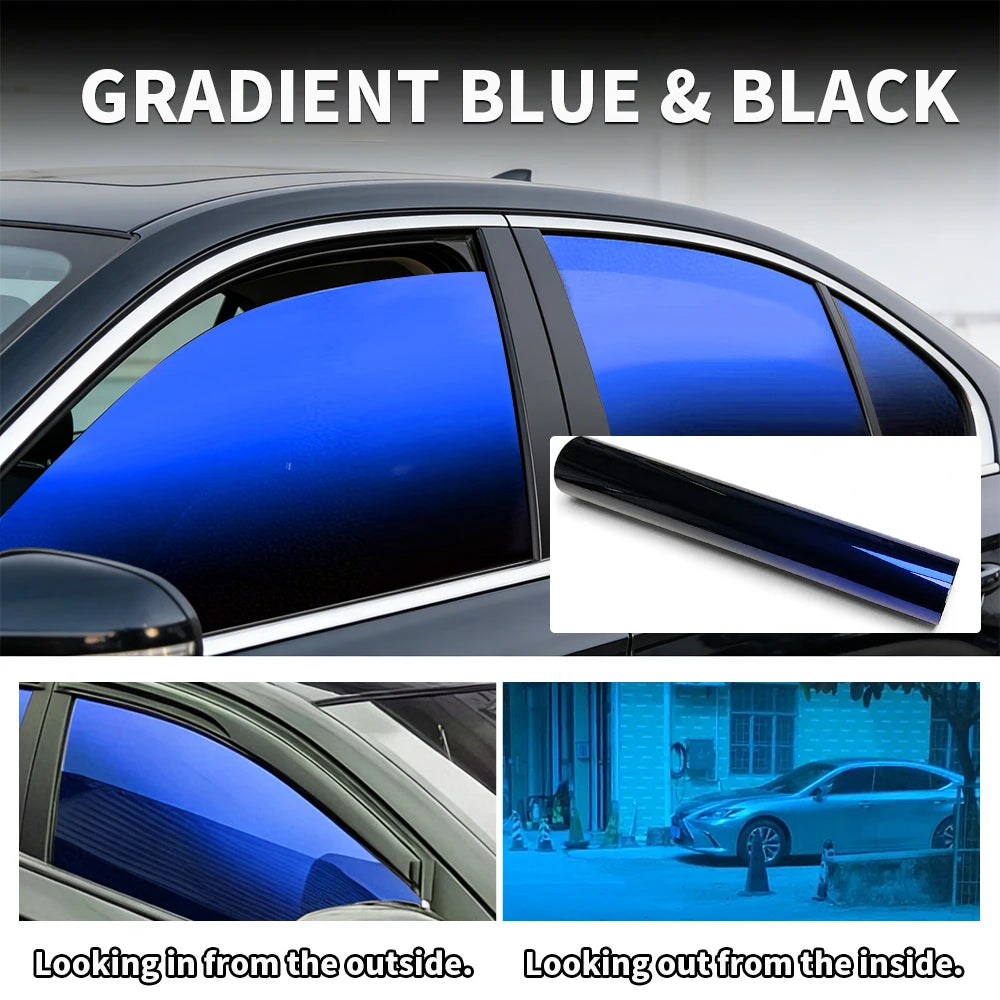 50cmx300cm Window Tinting Film for Car Glass Shading Anti-UV Protection Tinted Window Film Heat Insulation Automotive Insulfilm