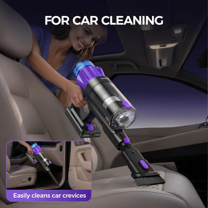 RedKey P9 Pro 650W 75KPA Suction Power Cordless Vacuum Cleaner 70 Mins Runtime Versatile Stick Vacuum for Home&Car Floor Cleaner