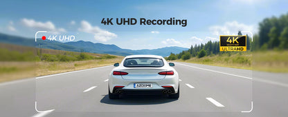AZDOME Dash Cam GS63H 4K Built-In GPS Wi-Fi Dash Car Camera with Starvis 2.4" Screen WDR Night Vision Car DVR Parking Monito