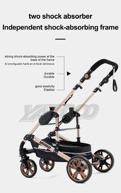 Baby stroller 3 in1,four wheel stroller,2 in 1 baby car,Lightweight strollers,Mutifunction Strollers,baby carriage,Poussette