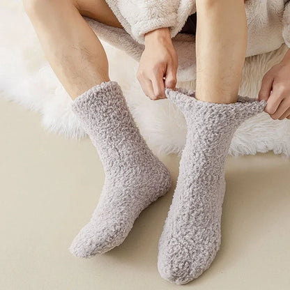 Thickened Socks for Men Warm Cozy Solid Comfortable Breathable Floor Sock Fashionable Soft Lightweight High Quality Sleeping Sox