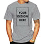 Add Your Own Custom Text Name Personalized Message  Men's T Shirt Casual Dress High Quality MensT-shirt5xL