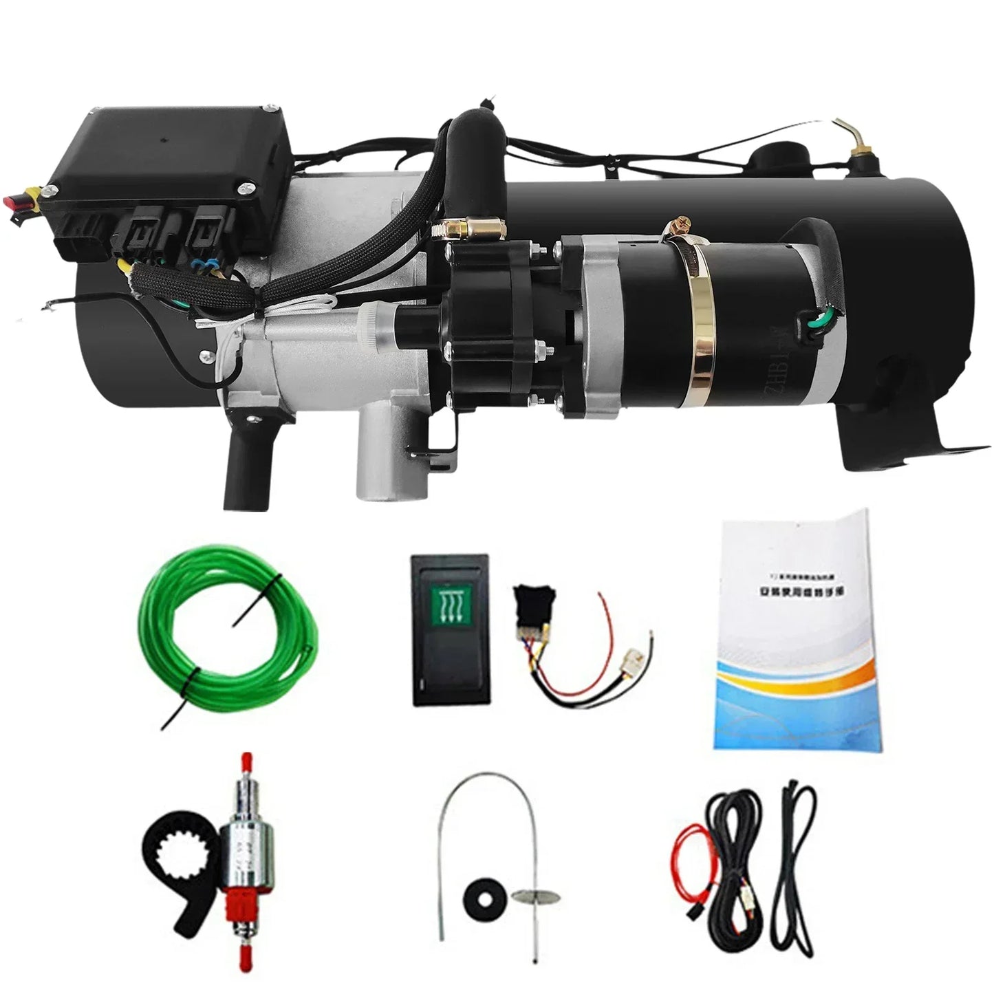 SIHAO 10KW Heavy Duty Diesel Water Preheater 12V 24V Universal Vehicle Fuel Heater Car Engine Cabin Heating Equipment