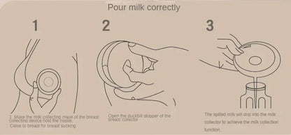 Silicone Mother's Milk Collector With Scale Wearable Anti Spill Breast Pads Nipple Pain Protector Maternity Breastfeeding