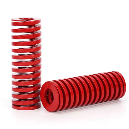 2PCS For Car Rear Trunk Tailgate Strut Support Lift Bars Tools OD 25mm Red Die Spring Compression Spiral Stamping Spring
