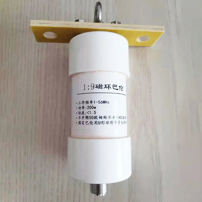200w balun shortwave communication antenna impedance transformation radio 1:1 1:2 1:4 1:9 1:16 Short wave antenna