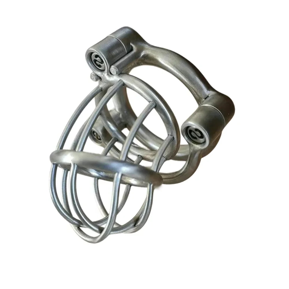 Custom Anti Slip Chastity Ring Stainless Steel Screw Lock Cage Personalized CBT Device for Men Heavy BDSM Bondage Gear Chastity