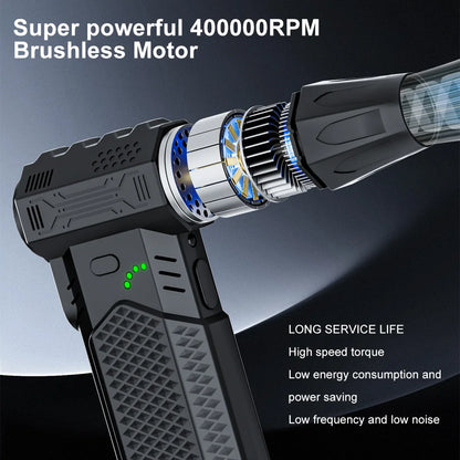 Blower Car Vacuum Cleaner Turbo Fan Violent Jet Fan Cleaning Blowing Tools Auto Dust Collector Portable Air Duster Hair Dryer