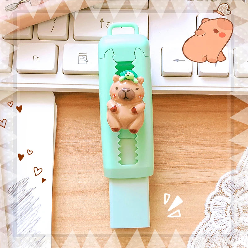 Kawaii Stationery Aesthetic stationery Office supplies school items Gift for kids Eraser  Cute Capybara  Eraser funny Rubber