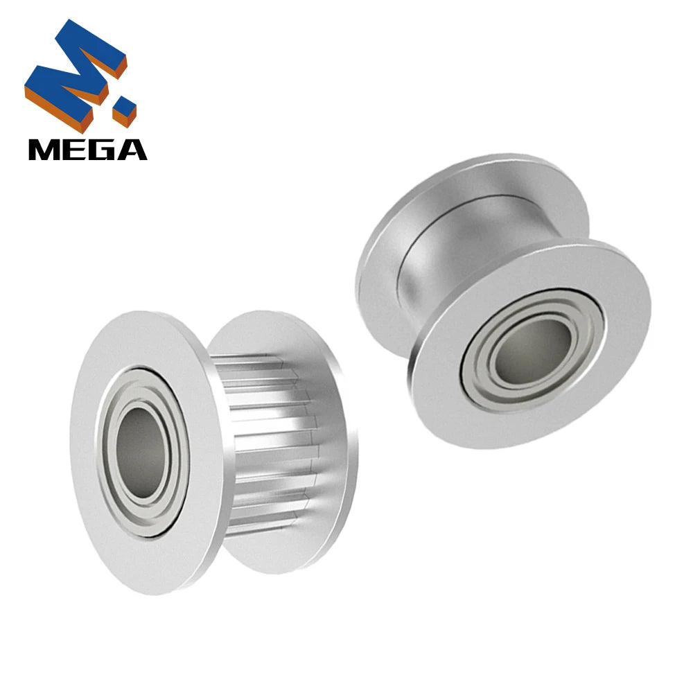 GT2 Idler Timing Pulley 16-tooth 20-Teeth with 3mm or 5mm Bore with Bearings for 3D Printer Parts Timing Belt 6mm 10mm