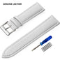 SAMCO Genuine Leather Watch Band 12/14/16/18/19/20/21/22/24 mm Watch Strap for Man Women High-quality Wrist Watchband + Tool
