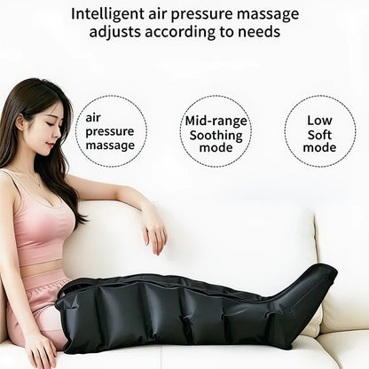 Air Pressure Leg Massager Foot Circulation Massage  Boots Kneading Squeeze Deep Relaxation Calf With Remote Control Adjustable
