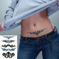 Waterproof Temporary Tattoo Sticker Joker Skull Letter Big Size Body Art Flash Tatoo Fake Tatto Stickers for Girl Men Women