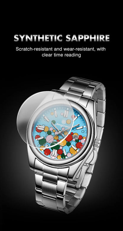 2026 PAAZOMU Fashion Men Stainless Steel Watch Luxury Calendar Quartz Wrist Watch Business Watches Man Clock relogio masculino