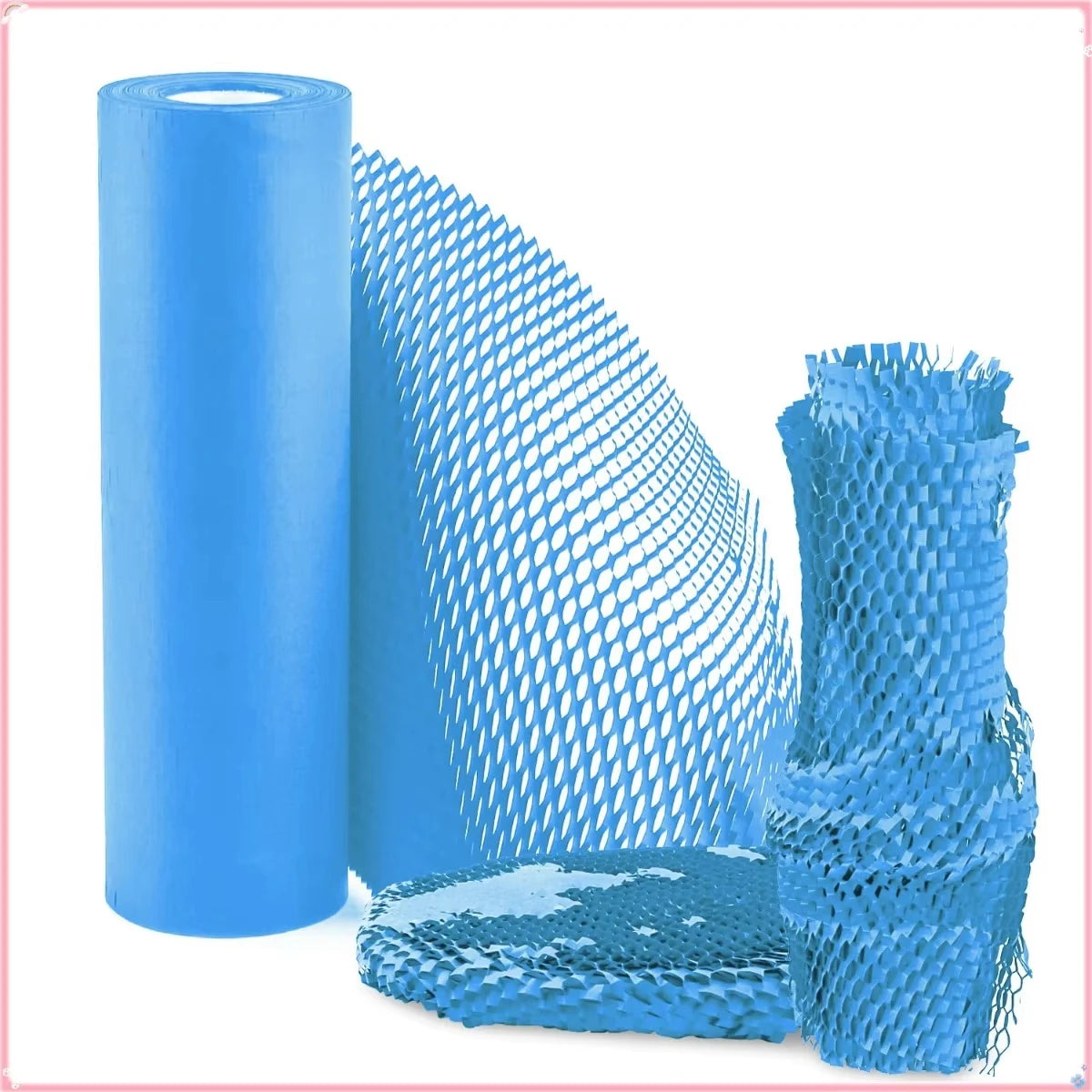 Hot Sellers Blue 50cm honeycomb paper for Cushioning, Crash Protection，gift packaging，transport packaging Etc