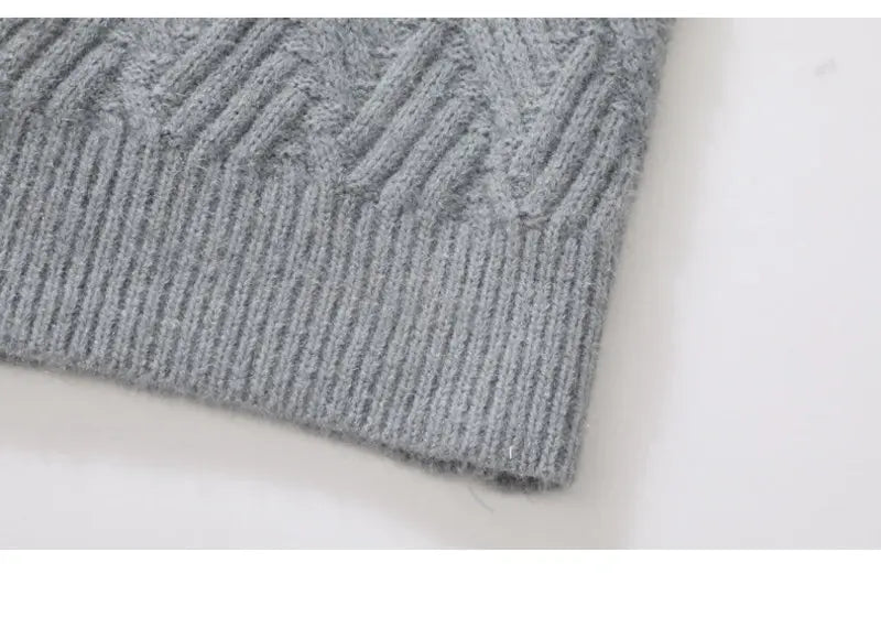 Warm Knitted Pullover 2025 New Winter Men's O-neck Casual Sweater High-quality Men's Pullover Clothing Size 4XL