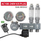Aquarium CO2 Regulator Dual Meter Solenoid Valve Quick Plug Foam Recorder Control System Fish Tank CO2 Pressure Reducing Valve