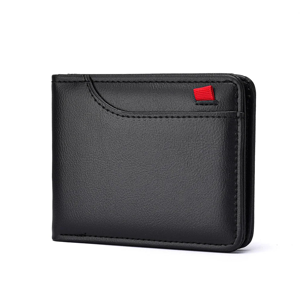 Men's Wallet Vertical Multi Card Small Wallet Driver's License Youth Mini Student Change Bag Card Bag