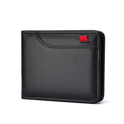 Men's Wallet Vertical Multi Card Small Wallet Driver's License Youth Mini Student Change Bag Card Bag
