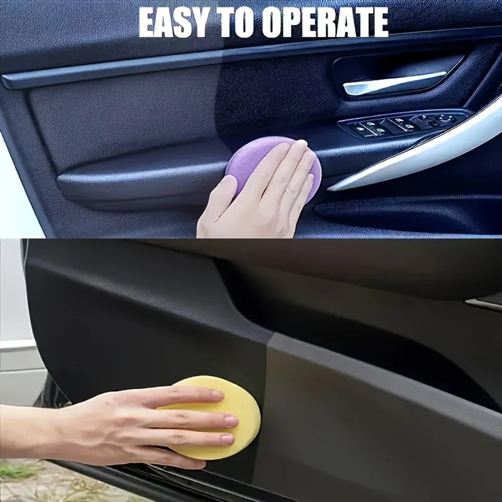Farienne Plastic Scratch Repair Paste 55ml- Universal Blackening Cream for Car Interiors, Tires, Dashboards, Doors, Bumpers