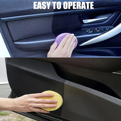 Farienne Plastic Scratch Repair Paste 55ml- Universal Blackening Cream for Car Interiors, Tires, Dashboards, Doors, Bumpers