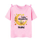 Personalized Eid Mubarak Printed Kids Shirts Custom Name Eid Ramadan Child T-shirt Tops Islamic Muslim Holiday Boys Girls Outfit