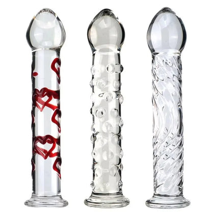 Love fairy stick Crystal Glass Dildo Penis Beads Anal Plug Butt Plug Sex Toys For Man Woman Couples Vaginal And Anal Stimulation