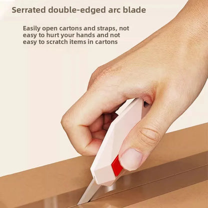 Diamond box cutter does not hurt hands utility knife serrated new delivery knife Cutting supplies open delivery artifact cutting