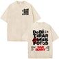 Rapper Bad Bunny Vintage Washed T Shirts Debi Tirar Mas Fotos DTMF T-shirts Men's Clothing Fashion High Quality T-shirt Couples