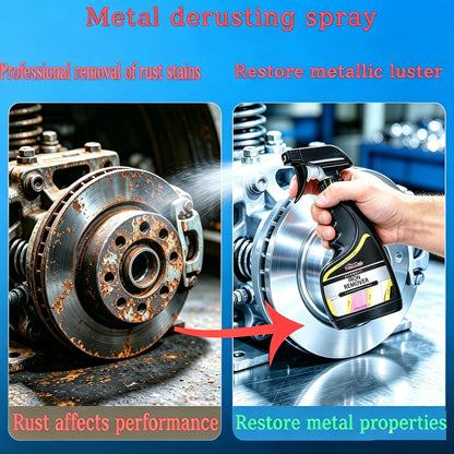 HS68-Car Rust Remover Quick Remover  Exhaust Pipe Rust Removal Spray Cleaning Metal Iron Powder Old Cars To New