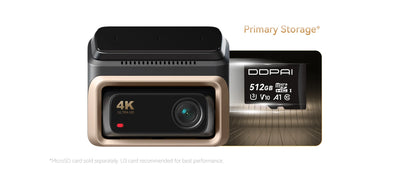 DDPAI 4K Dash Cam Z60 Pro HDR Support Front and Rear Interior Car Camera SONY STARVIS2 678 Sensor 5GHz Wi-Fi GPS ADAS 4G Car DVR