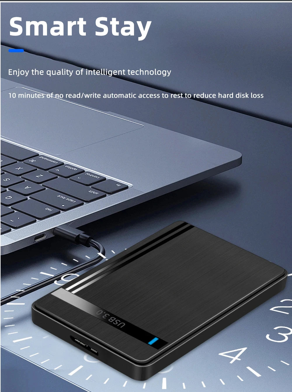 2.5" HDD Enclosure SATA to USB 3.0 External Mobile Hard Drive Case for Laptop PC 5Gbps Speed Enclosure SATA SSD HDD Storage Case