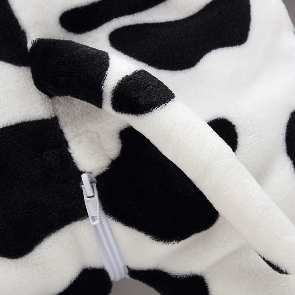 Baby Clothes Winter Pajamas Flannel Thermal Pijamas for Toddler Kids Boys Girls Squirrel Cow Onesies Infant Jumpsuit Pyjamas