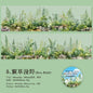 50mm*2m Plant flower landscape PET Tapes Creativity Scrapbooking Hand Account Adhesive hand made Diy Junk Journal Craft Supplies