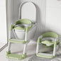 Kids Toilet Step Stool Potty Training Seat with Ladder Boys Girls Baby Toilet Seat Adjustable Step-on Stool for Adult Toilet