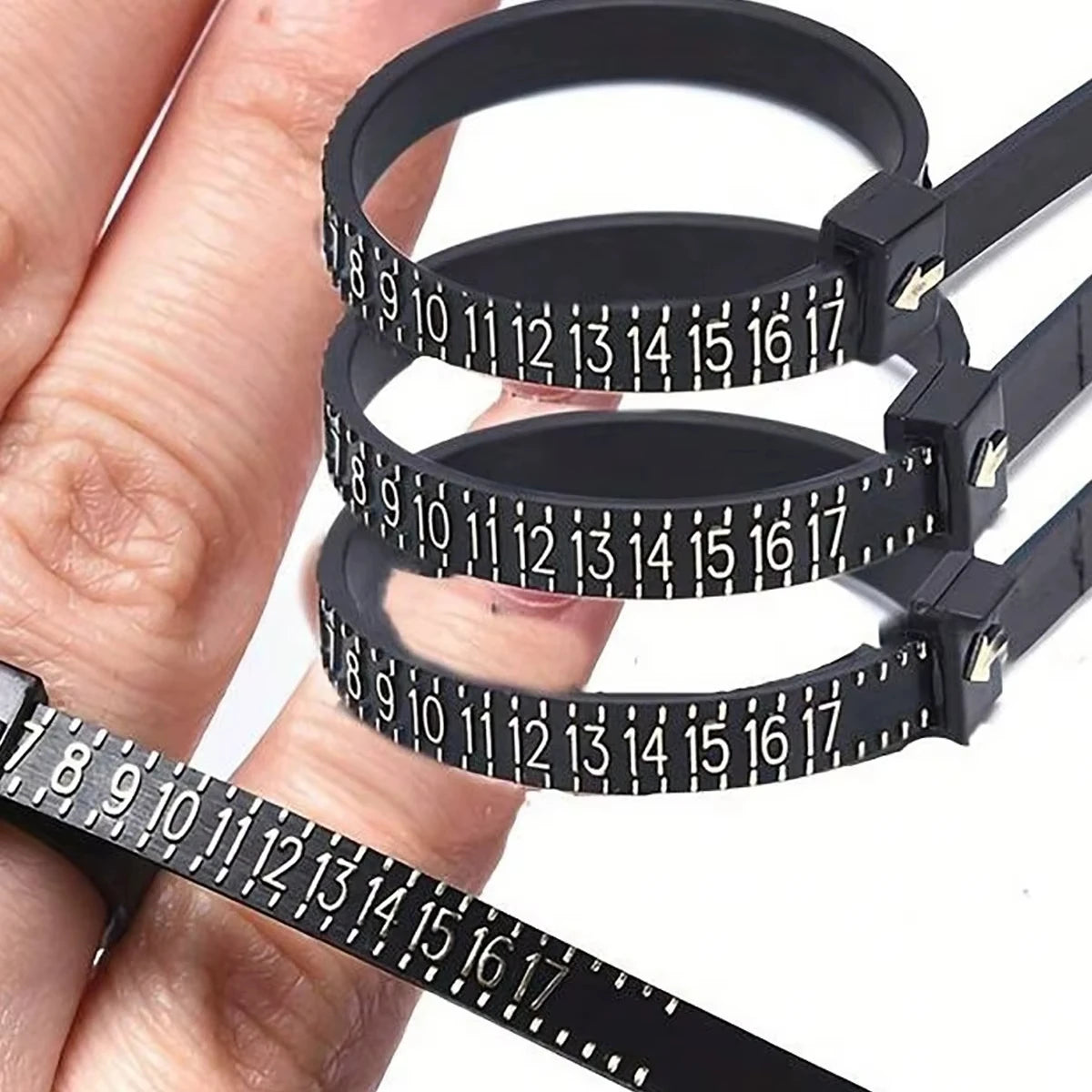 1PC Ring Size Measuring Instrument for Male And Female Accurate Finger Size Measurement Ring Measuring Tool